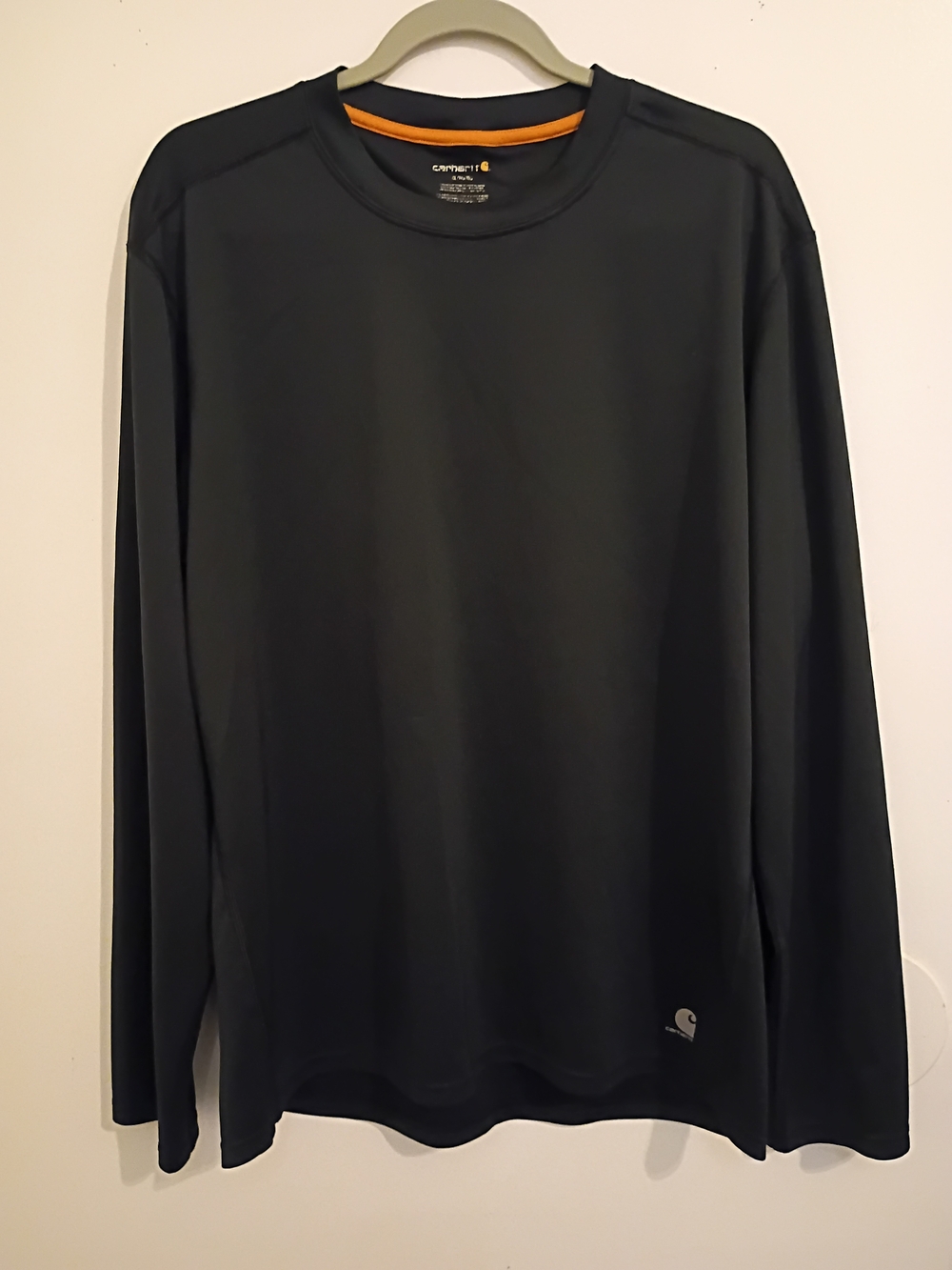 Carhartt‎ Men’s Black Long-Sleeve Performance Tee Sz XXL